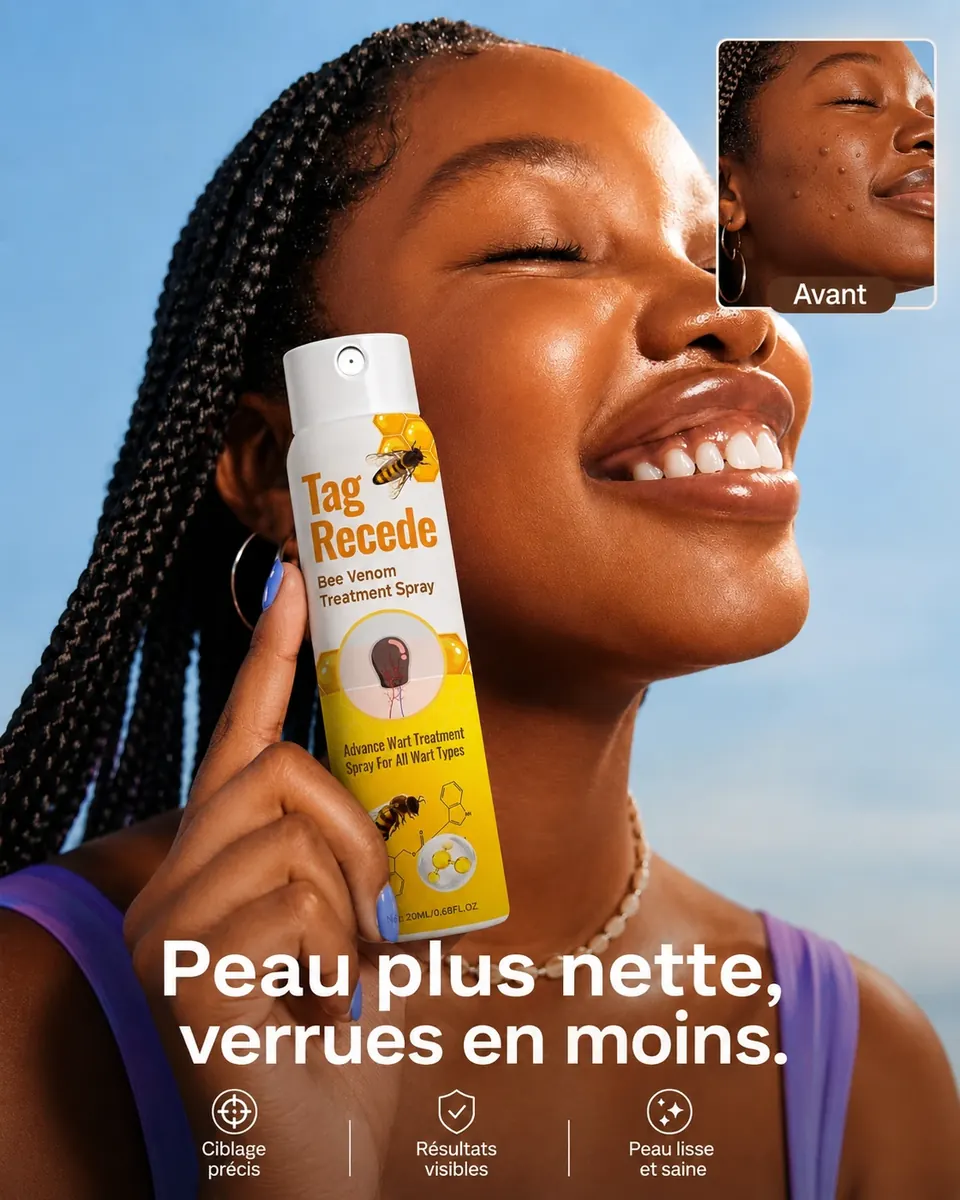 Tag Recede, peau plus nette et verrues en moins